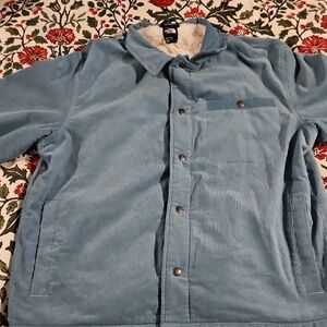 The North Face Men's Light Blue Corduroy Jacket